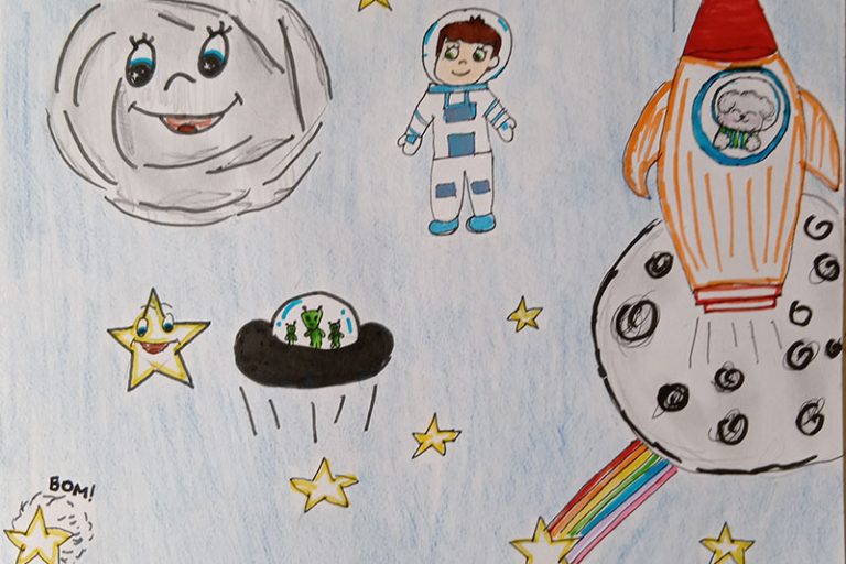 Такмичарски рад бр.8 Нађа Прашевић, ученица 4. разреда Основна школа ,,Вук Караџић“, Кладово Ментор: Славица Јовановић, учитељица Назив романа: Велика космичка авантура