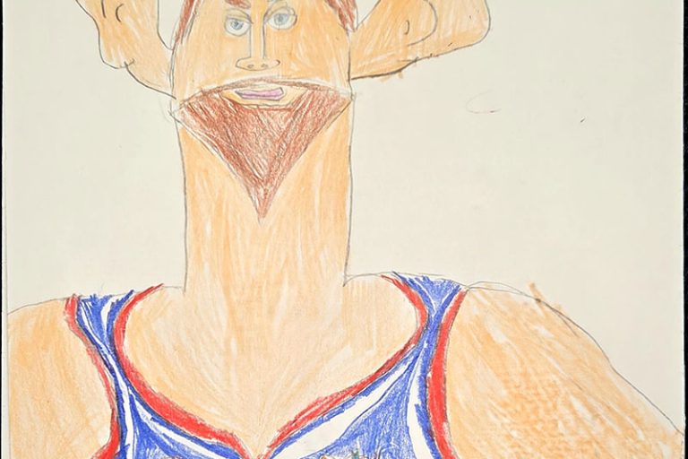 Карикатура 2: Никола Јокић Аутор: Петра Томић, 3-1 ОШ „Мина Караџић“, Београд Ментор: Вања Драгић, учитељица