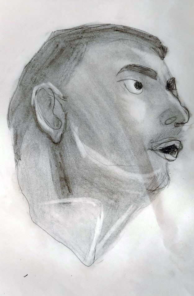 Карикатура 12: Никола Јокић Аутор: Емилија Васић, 5/1 „ОШ Милисав Николић“ Божевац