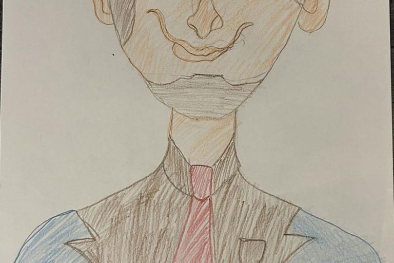 Карикатура 102: Никола Јокић Аутор : Христос Цацулис 3.р. Српска допунска школа, Кипар Ментор: Драгана Христу