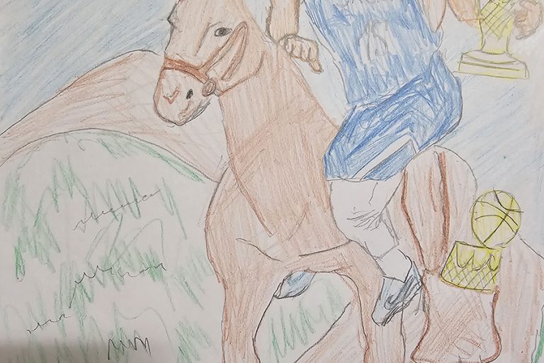 Карикатура 108: Никола Јокић Аутор : Илија Јакововић 6.р. Српска допунска школа, Кипар Ментор: Драгана Христу