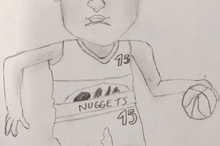 Карикатура 117: Никола Јокић Аутор : Стеван Рајић, 8/4, ОШ „Вук Караџић“, Пожаревац Ментор: Марина Деспот