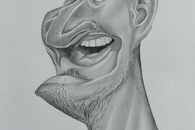 Карикатура 119: Никола Јокић Аутор: Мина Пешић 8/3 ОШ ,, Десанка Максимовић ", Пожаревац Ментор: Јована Маринковић