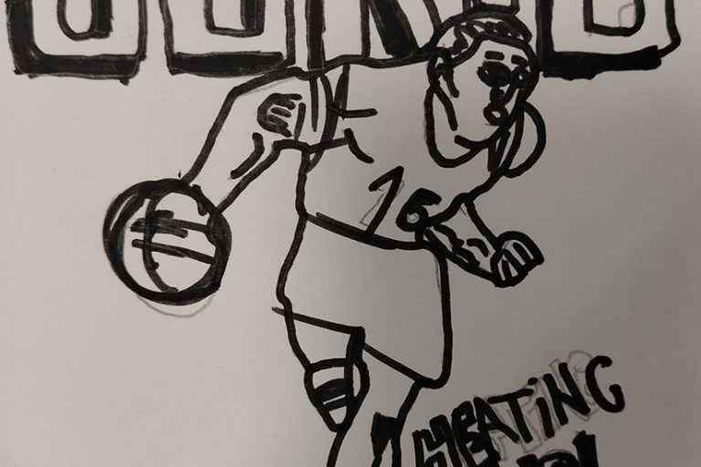 Карикатура 121: Никола Јокић Аутор: Страхиња Стокић, 7/3 ОШ ,,Вук Караџић ", Пожаревац Ментор: Марина Деспот