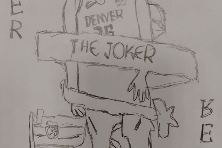 Карикатура 122: Никола Јокић Аутор: Милан Кораћ, 7/3 ОШ ,,Вук Караџић ", Пожаревац Ментор: Марина Деспот