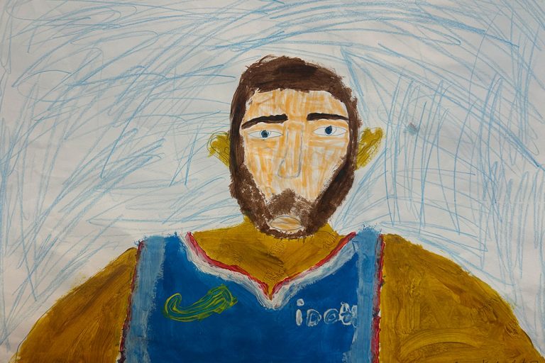 Карикатура 134: Никола Јокић Аутор: Дора Ковачевић, 7/2 ОШ ,,Вук Караџић ", Пожаревац Ментор: Горан Стевић