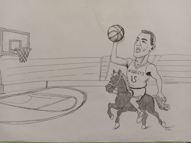 Карикатура 140: Никола Јокић Аутор: Дејана Ристић 8/1 ОШ,, Моша Пијаде " М.Црниће Ментор: Горан Стевић