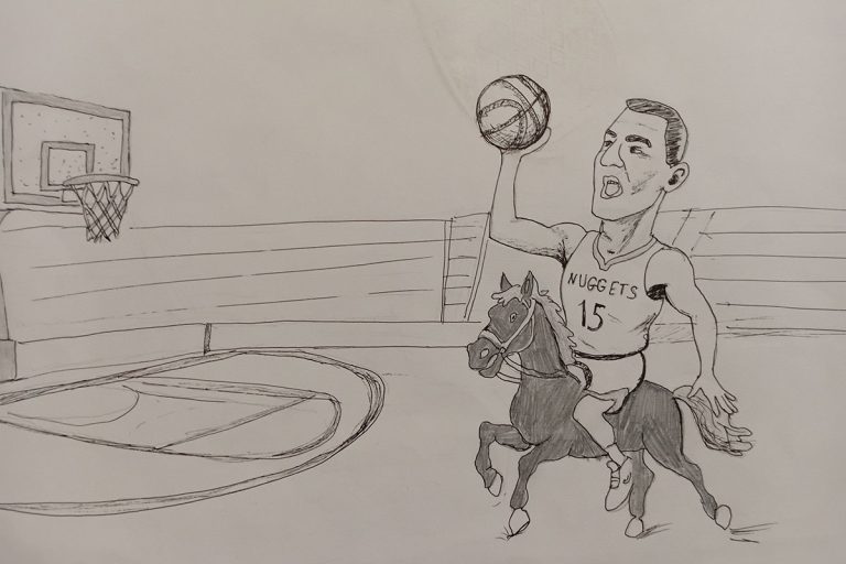 Карикатура 140: Никола Јокић Аутор: Дејана Ристић 8/1 ОШ,, Моша Пијаде " М.Црниће Ментор: Горан Стевић