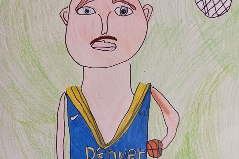 Карикатура 143: Никола Јокић Аутор: Николија Радивојевић 5/1 ОШ,, Моша Пијаде " М.Црниће Ментор: Горан Стевић