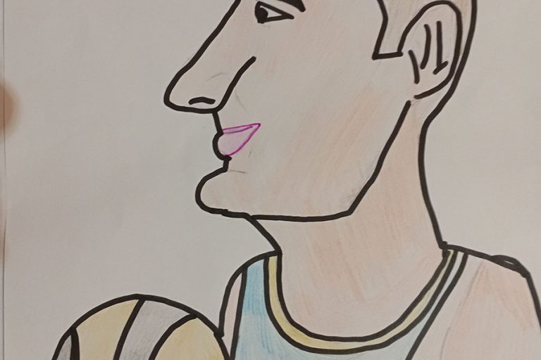 Карикатура 144: Никола Јокић Аутор: Наталија Давидовић 8/1 ОШ,, Моша Пијаде " М.Црниће Ментор: Горан Стевић