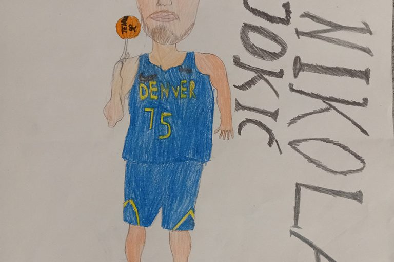 Карикатура 147: Никола Јокић Аутор: Ана Мирковић 5/1 ОШ,, Моша Пијаде " М.Црниће Ментор: Горан Стевић