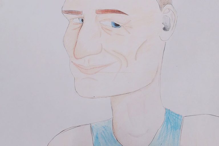 Карикатура 149: Никола Јокић Аутор: Сара Мотић 7/5 ОШ „Јован Цвијић“ Костолац Ментор: Милена Сузић