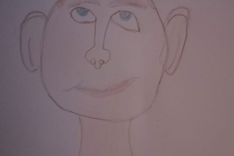 Карикатура 179: Никола Јокић Аутор: Теодосије Лазић, 1. разред ОШ „Олга Милошевић“, Смедеревска Паланка