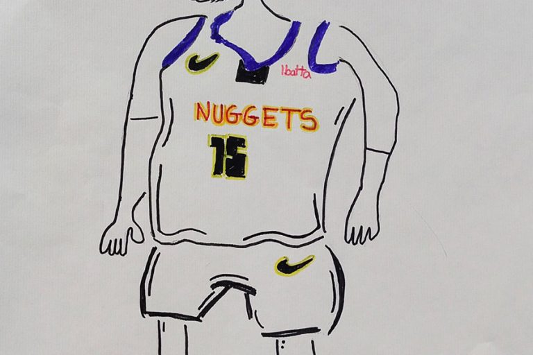 Карикатура 229: Никола Јокић Аутор: Никша Кнежевић, 5/3 ОШ „Доситеј Обрадовић“ Пожаревац Ментор: Јованка Ликар