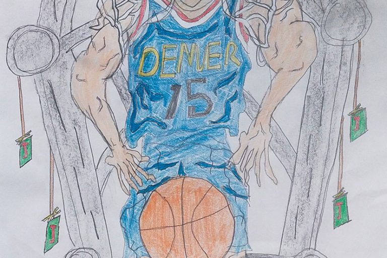 Карикатура 235: Никола Јокић Аутор: Душан Кокер, 6/1 ОШ „Доситеј Обрадовић“ Пожаревац Ментор: Јованка Ликар