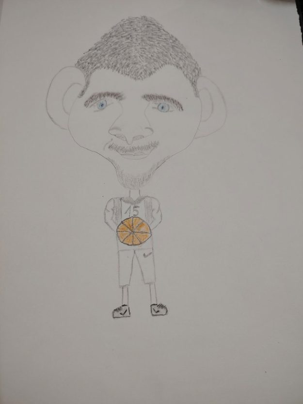 238 Карикатура 238: Никола Јокић Аутор: Лазар Станимировић, други разред ОШ "Краљ Александар I", Пожаревац Ментор Ивана Мартиновић Никодијевић