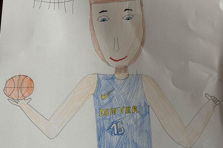 Карикатура 258: Никола Јокић аутор: Лена Ђурђевич 2-3 ОШ ,,Милош Црњански" Београд Ментор: учитељица Светлана Живковић