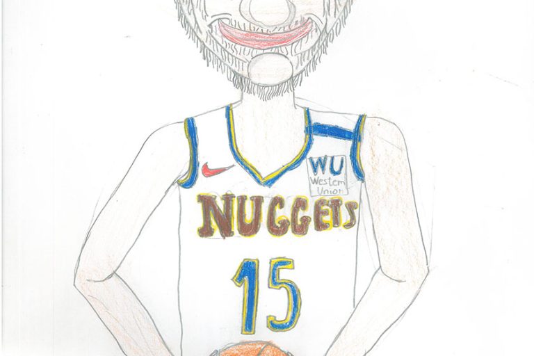 Карикатура 66: Никола Јокић Аутор: Лазар Милановић, 5/1 ОШ „Моша Пијаде“, Жагубица Ментор: Наташа Станојевић