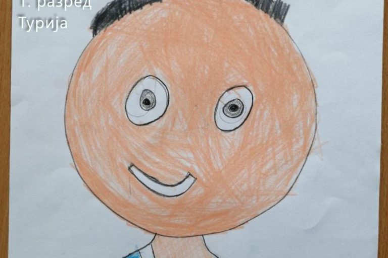 Карикатура 88: Никола Јокић Аутор : Михајло Вујчић, 1. разред ОШ „Вељко Дугошевић", Турија Ментор: Саша Драгојевић