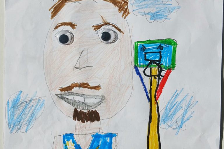 Карикатура 90: Никола Јокић Аутор : Никола Шојановић, 5. разред ОШ „Вељко Дугошевић", Турија Ментор: Саша Драгојевић