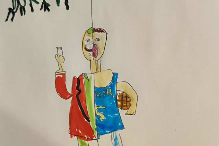 Карикатура 96: Никола Јокић Аутор : Јован Спасеновић 2.р. Српска допунска школа, Кипар Ментор: Драгана Христу