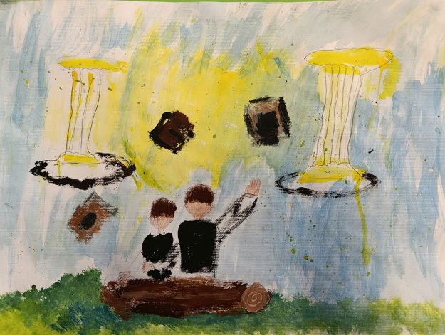 fic104 Такмичарски рад 104 Аутор: Јелисавета Милосављевић, V4 ОШ ,, Дуле Караклајић“ Лазаревац Роман: „ Дечак који је путовао кроз романе “, (стр. 14,15) Ментор: Анка Стојановић, наст.