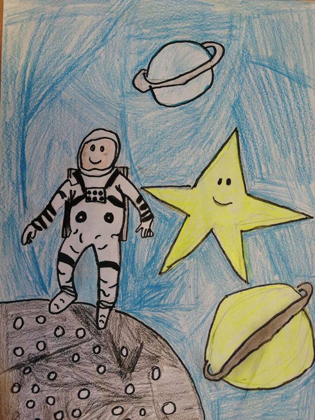 Такмичарски рад 137 Аутор: Илија Василић 4-1 ОШ „Душан Јерковић“, Банатски Карловац Одломак из романа: „Велика космичка авантура“. Илустрација приче „Звездана тајна“ Ментор: Драгана Ђукановић