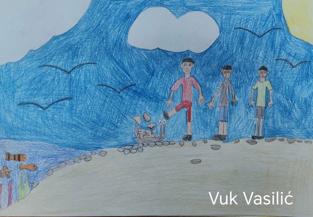 Такмичарски рад 156 Аутор: Вук Василић 3/2 ОШ „Наталија Нана Недељковић“, Грошница, Крагујевац Назив дела: „Пужић Влада из Спорограда“ Ментор: Ивана Иванковић