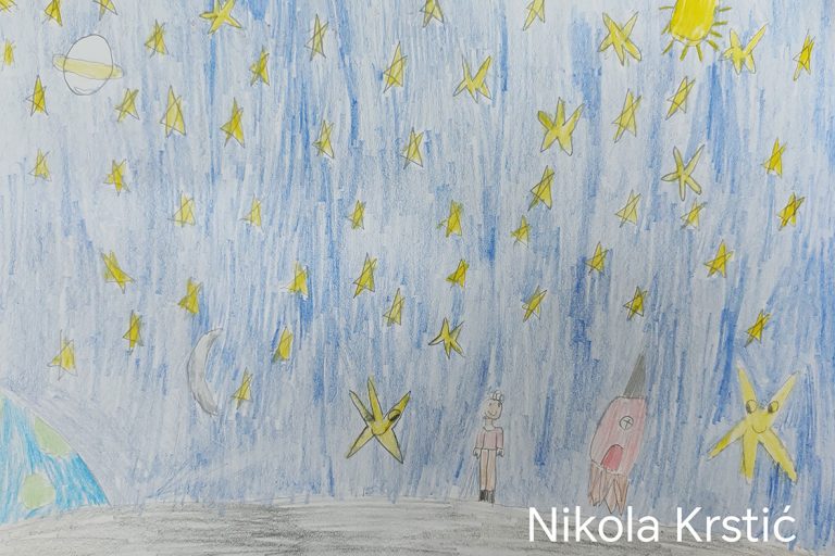 Такмичарски рад 160 Аутор: Никола Крстић 3/2 ОШ „Наталија Нана Недељковић“, Грошница, Крагујевац Назив дела: „Звездана тајна“ Ментор: Ивана Иванковић
