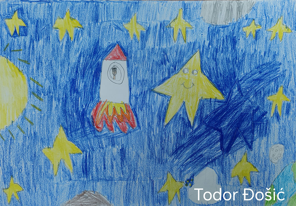 Такмичарски рад 162 Аутор: Тодор Ђошић 3/2 ОШ „Наталија Нана Недељковић“, Грошница, Крагујевац Назив дела: „Звездана тајна“ Ментор: Ивана Иванковић