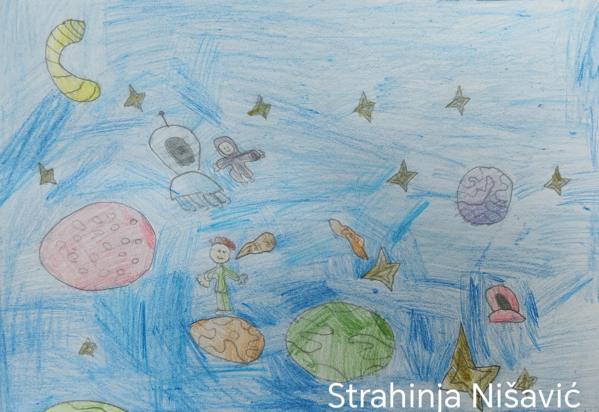 Такмичарски рад 163 Аутор: Страхиња Нишавић 3/2 ОШ „Наталија Нана Недељковић“, Грошница, Крагујевац Назив дела: „Звездана тајна“ Ментор: Ивана Иванковић