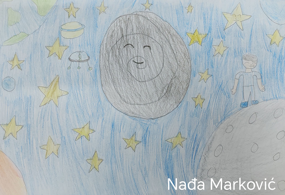 Такмичарски рад 164 Аутор: Нађа Марковић 3/2 ОШ „Наталија Нана Недељковић“, Грошница, Крагујевац Назив дела: „Звездана тајна“ Ментор: Ивана Иванковић