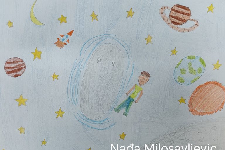 Такмичарски рад 166 Аутор: Нађа Милосављевић 3/2 ОШ „Наталија Нана Недељковић“, Грошница, Крагујевац Назив дела: „Звездана тајна“ Ментор: Ивана Иванковић