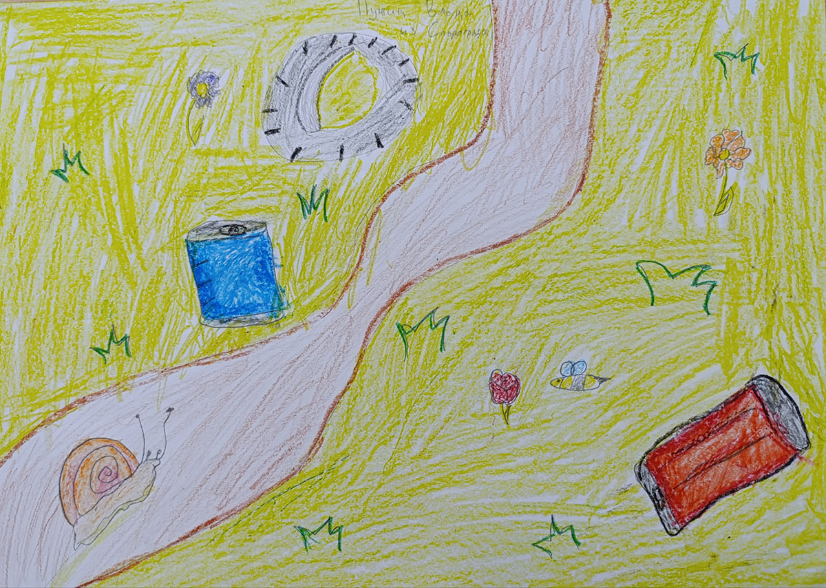 Такмичарски рад 168 Аутор: Маша Ћурић 4/4 ОШ „Марија Трандафил “,Ветерник Назив дела: „Пужић Влада из Спорограда “ Ментор: Нинослава Ћук, учитељица