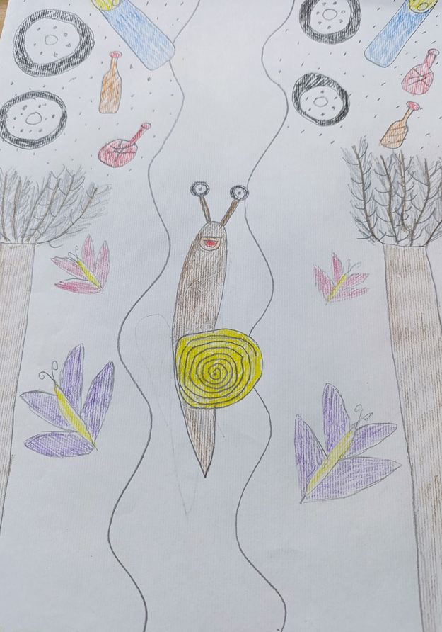 Такмичарски рад 169 Аутор: Дуња Делић 4/4 ОШ „Марија Трандафил “,Ветерник Назив дела: „Пужић Влада из Спорограда “ Ментор: Нинослава Ћук, учитељица