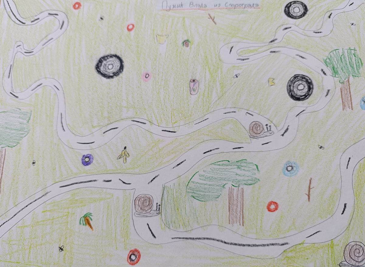 Такмичарски рад 175 Аутор: Сара Јеличић 4/4 ОШ „Марија Трандафил “,Ветерник Назив дела: „Пужић Влада из Спорограда “ Ментор: Нинослава Ћук, учитељица