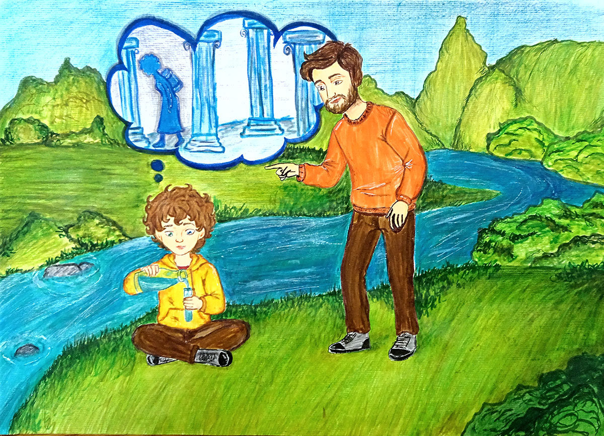 Такмичарски рад 182 Аутор: Миа Вученовић, осми разред ОШ „Филип Вишњић“, Моровић Назив дела: „Дечак који је путовао кроз романе “