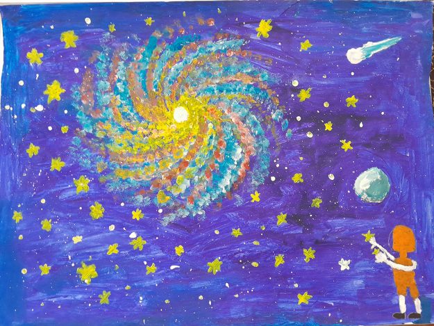 Такмичарски рад 193 Аутор: Алекса Боровић, 4. разред Школа: ОШ ,, Проф. др Недељко Кошанин", Голија, ИО Средња Река Одломак из романа: Велика космичка авантура Ментор: Марија Перуничић