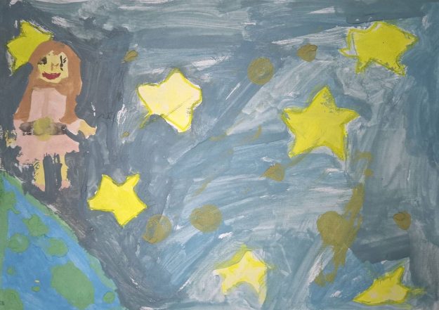 Такмичарски рад 245 Аутор: Ирина Јовановић 1. разред ОШ „Бранко Радичевић" Мали Зворник Романа: ,,Велика космичка авантура“ Ментор: Весна Вукосављевић