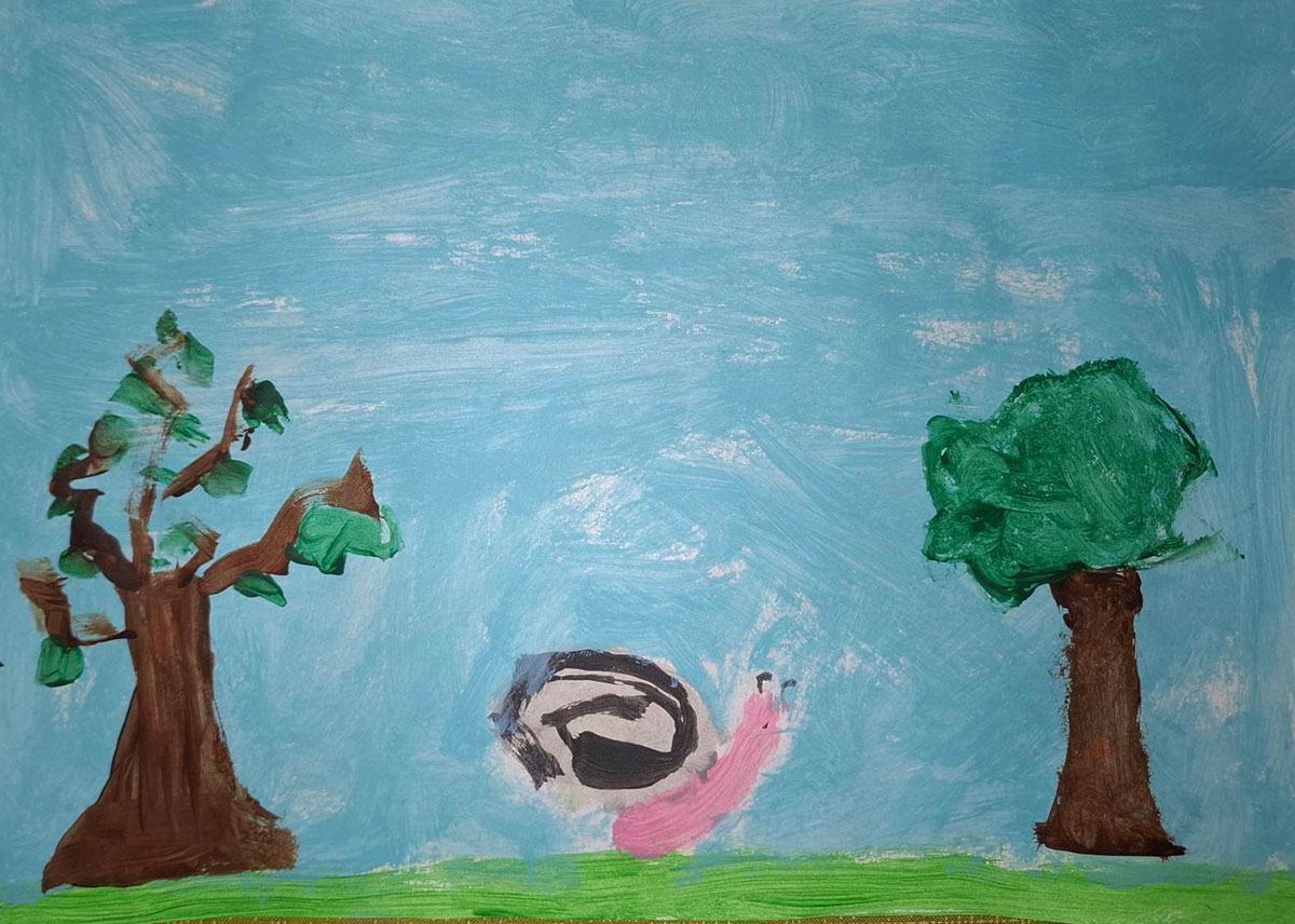 Такмичарски рад 247 Аутор: Магдалена Тадић 1. разред ОШ „Бранко Радичевић" Мали Зворник Романа: ,,Дечак змај и друге бајке“, прича „Пуж Влада из Спорограда“ Ментор: Весна Вукосављевић