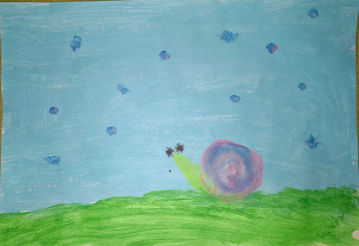 Такмичарски рад 248 Аутор: Милица Самарџић 1. разред ОШ „Бранко Радичевић" Мали Зворник Романа: ,,Дечак змај и друге бајке“, прича „Пуж Влада из Спорограда“ Ментор: Весна Вукосављевић