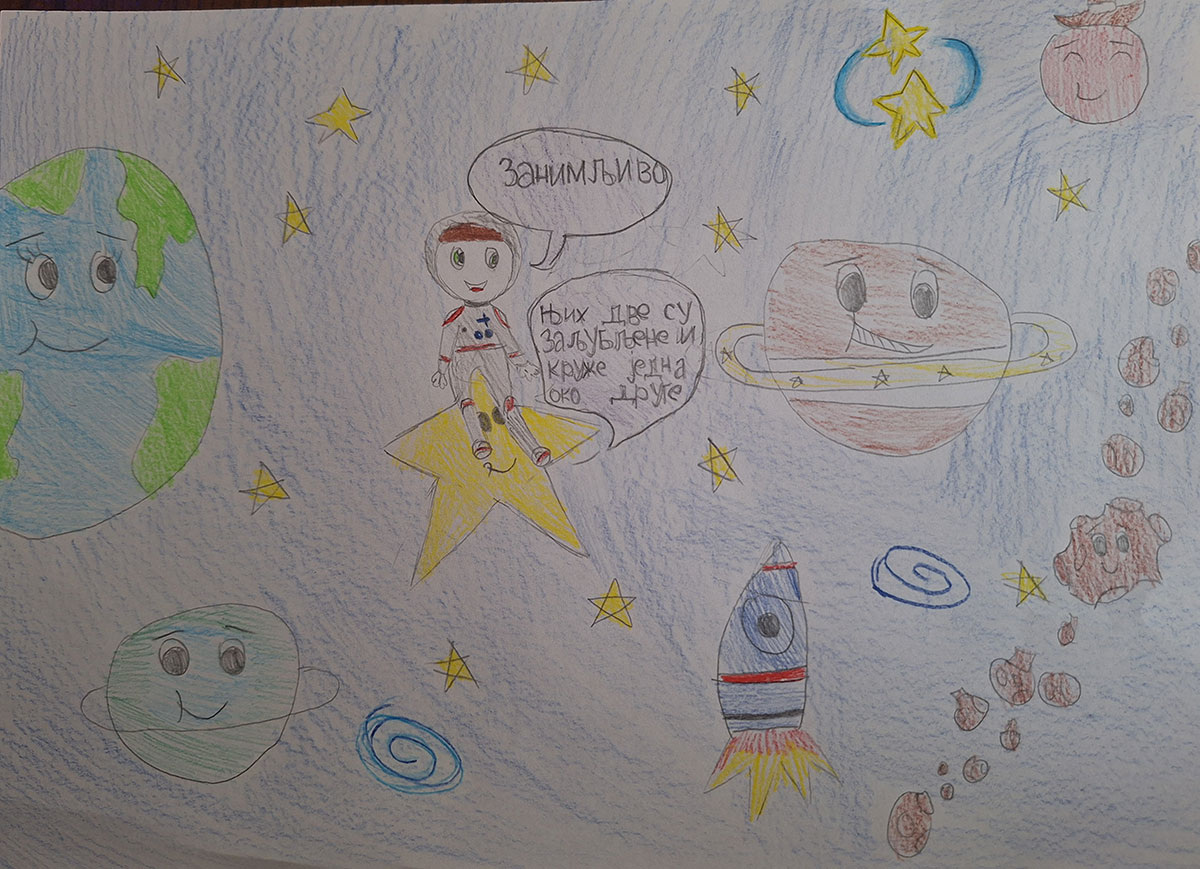 Такмичарски рад 266 Аутор: Круна Станковић 1-3 ОШ "Радоје Домановић" Ниш Роман: "Велика космичка авантура"