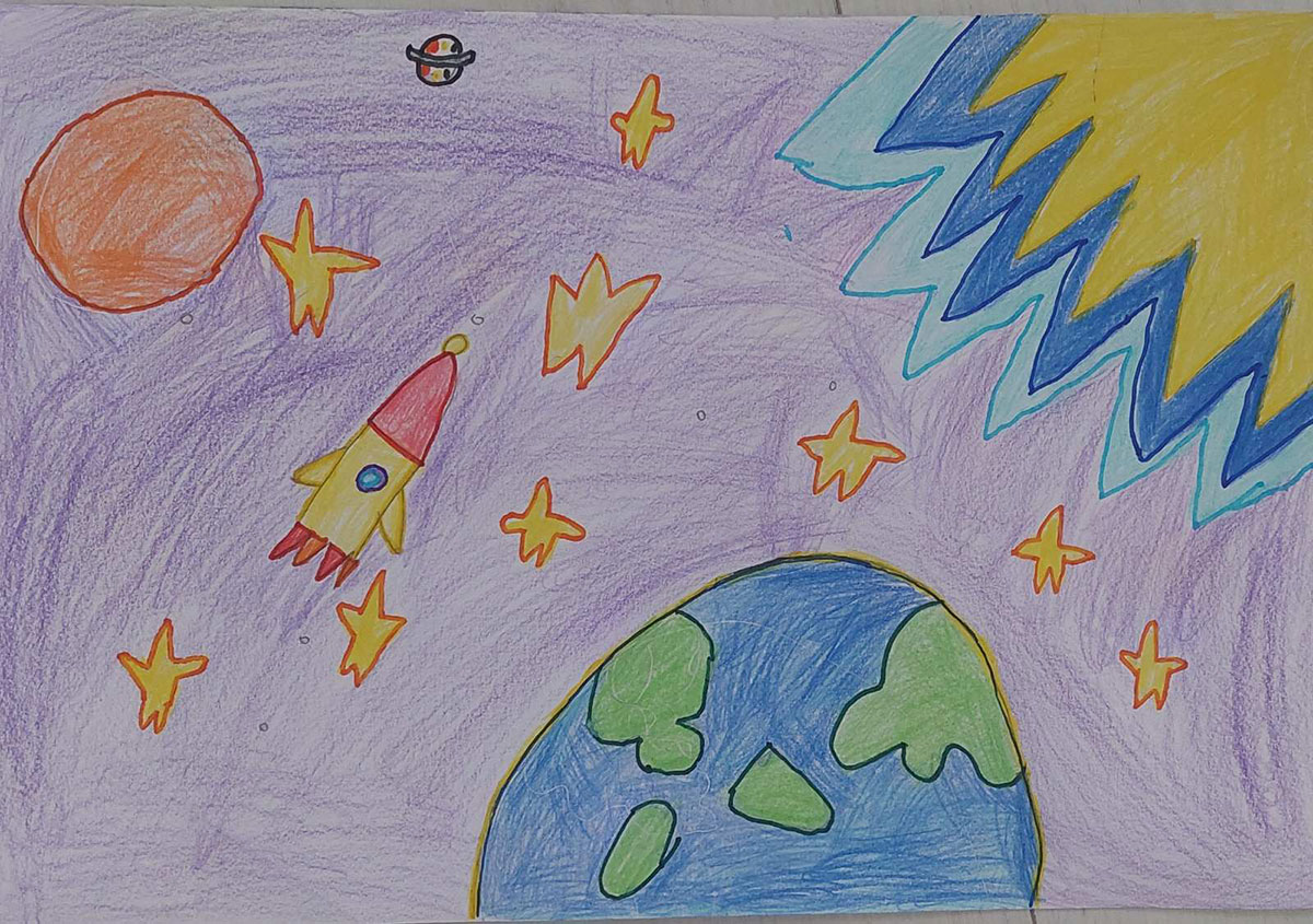 Такмичарски рад 289 Аутор: Лазар Марковић, 1/1 Основна школа „Бранко Радичевић”, Мали Зворник Одломак из романа „Велика космичка авантура “. Ментор: Весна Вукосављевић