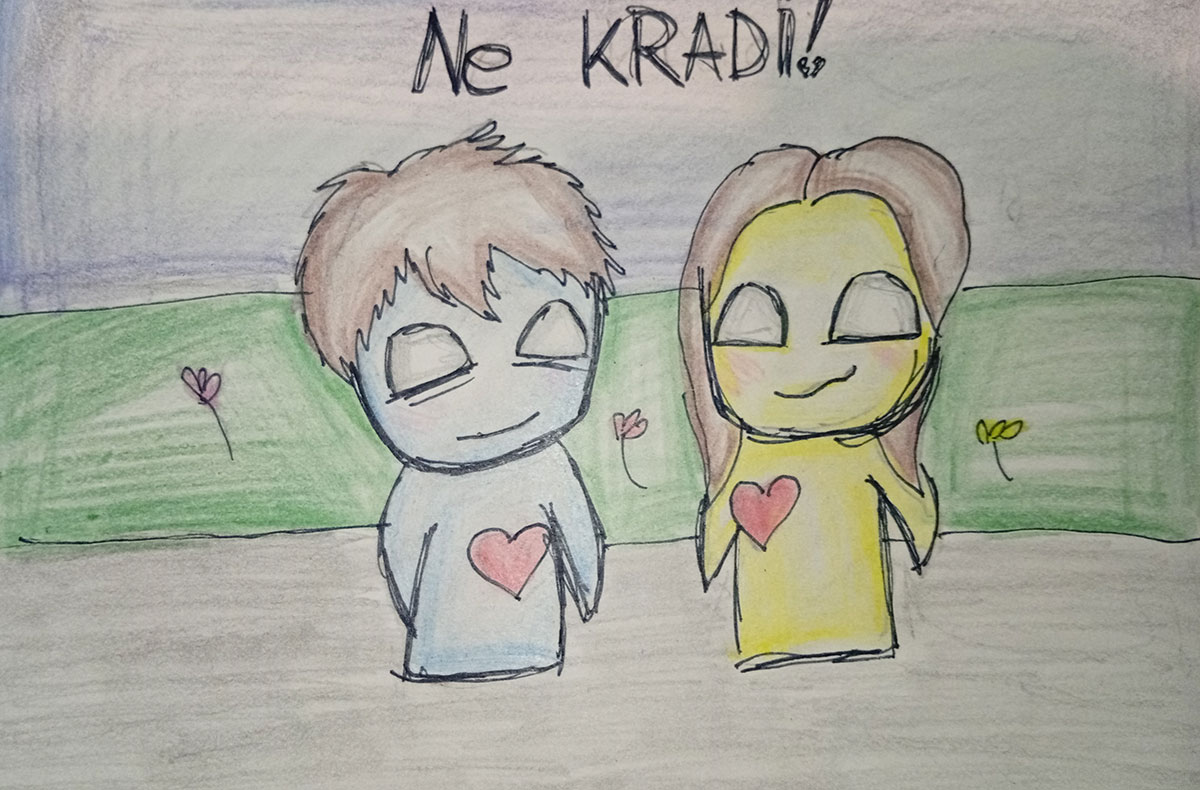 Такмичарски рад 296 Аутор: Наталија Трифуновић,8/3 ОШ "Драгомир Марковић" Крушевац роман: "Не кради"