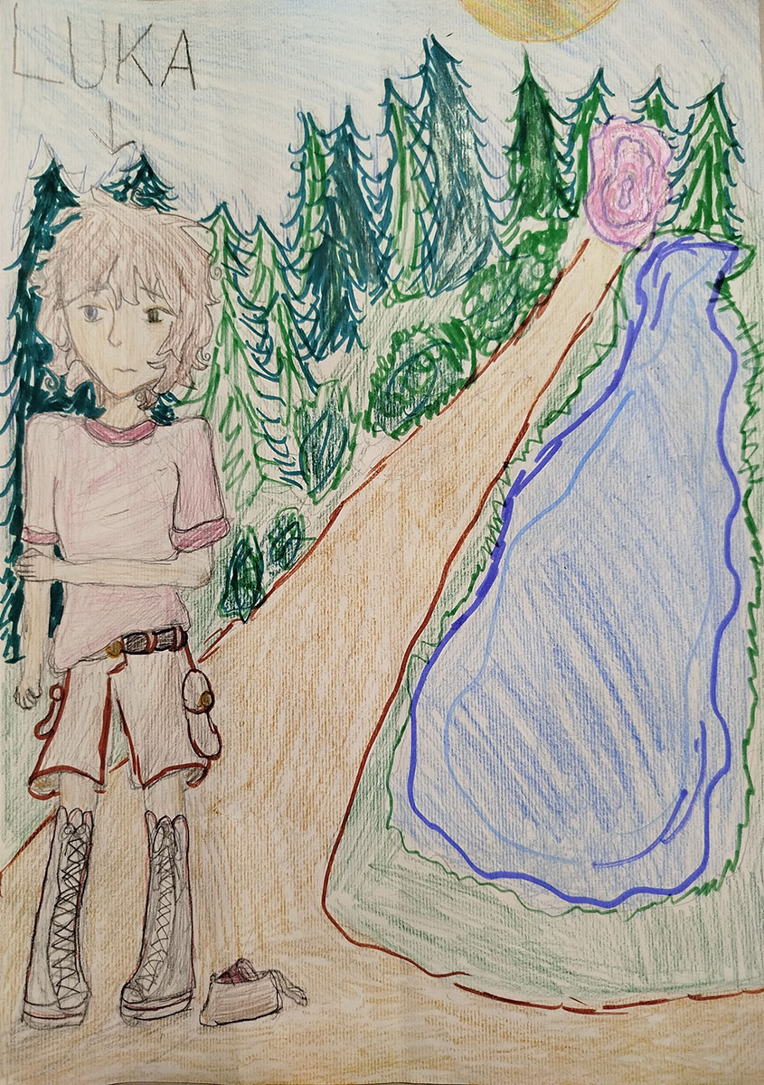 Такмичарски рад 341 Аутор: Мина Давидовић 5/1 ОШ „Петар Петровић Његош“, Зрењанин Роман: „Дечак који је путовао кроз романе"