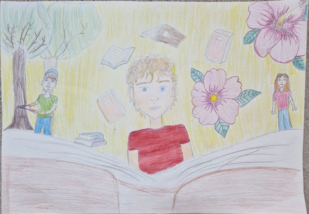 Такмичарски рад 351 Аутор: Нина Богдановић 7/1 ОШ „Стефан Немања“ Одломак из романа , "Дечак који је путовао кроз ромаане"