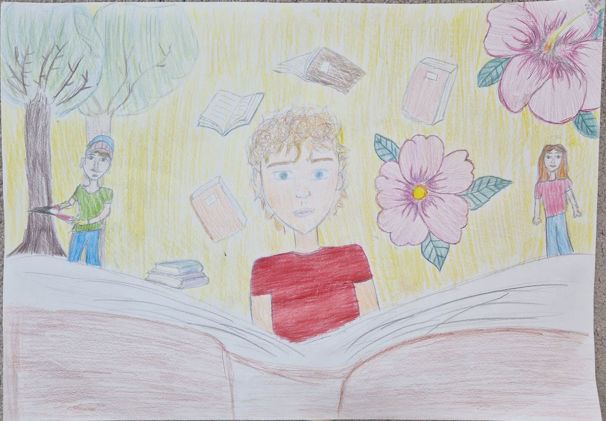 Такмичарски рад 351 Аутор: Нина Богдановић 7/1 ОШ „Стефан Немања“ Одломак из романа , "Дечак који је путовао кроз ромаане"