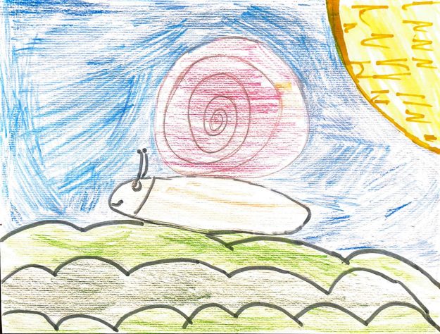 fic359 Такмичарски рад 359 Аутор: Мила Поповић, 2/3 ОШ ,,Милош Црњански", Београд, Одломак из романа ,,Дечак змај и друге бајке", прича ,,Пуж Влада из Спорограда" Ментор: учитељица Светлана Живковић