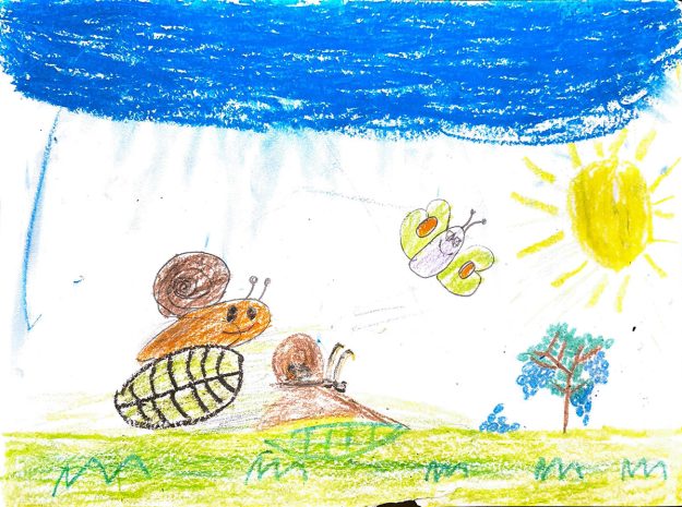 fic360 Такмичарски рад 360 Аутор: Урош Томић , 2/3 ОШ ,,Милош Црњански", Београд, Одломак из романа ,,Дечак змај и друге бајке", прича ,,Пуж Влада из Спорограда" Ментор: учитељица Светлана Живковић