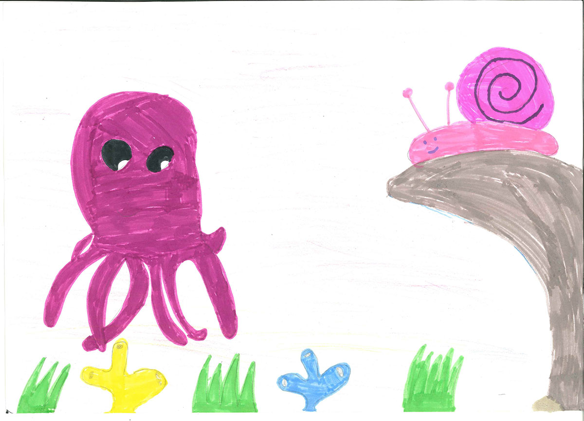 Такмичарски рад 363 Аутор: Ана Томић, 2/3 ОШ ,,Милош Црњански", Београд, Одломак из романа ,,Дечак змај и друге бајке", прича ,,Пуж Влада из Спорограда" Ментор: учитељица Светлана Живковић